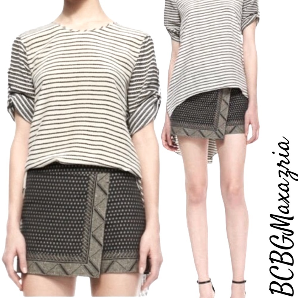 BCBGMAXAZRIA Geometric Boho Skort Size S